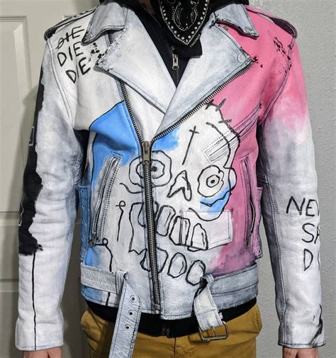 never say die jacket replica|Never Say Die Lil Peep Jacket .